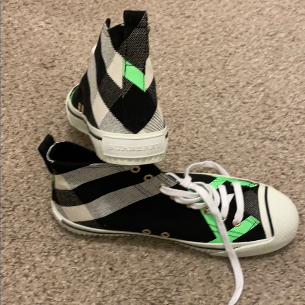 Authentic Burberry men’s high top sneakers - Picture 2 of 6
